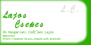 lajos csepes business card